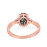 Three Stone Oval Ring