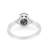 Three Stone Oval Ring