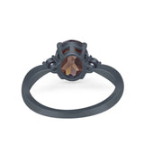Three Stone Oval Ring