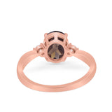 Three Stone Oval Ring