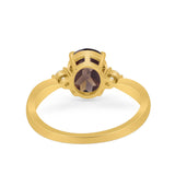 Three Stone Oval Ring