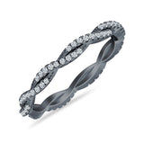 sterling silver eternity ring