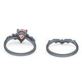 Two Piece Pear CZ Ring