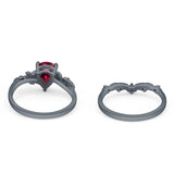 Two Piece Pear CZ Ring
