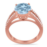 Vintage Style Round Natural Stone Ring