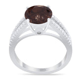 Vintage Style Round Natural Stone Ring