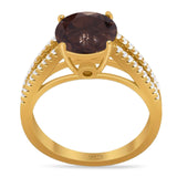 Vintage Style Round Natural Stone Ring