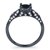 Vintage Style Round Natural Stone Ring