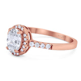 Art Deco Oval Natural Stone Wedding Ring