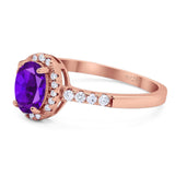 Art Deco Oval Natural Stone Wedding Ring