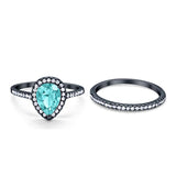 Pear Teardrop Ring