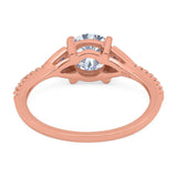 Art Deco Round Natural Stone Cluster Ring