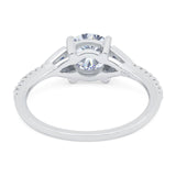 Art Deco Round Natural Stone Cluster Ring