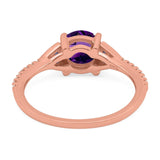 Art Deco Round Natural Stone Cluster Ring