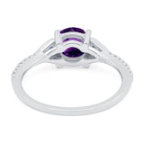 Art Deco Round Natural Stone Cluster Ring