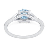 Art Deco Round Natural Stone Cluster Ring