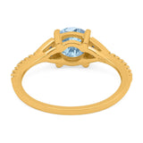 Art Deco Round Natural Stone Cluster Ring