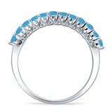 Half Eternity Wedding Band