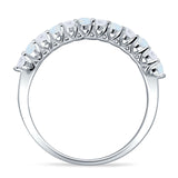 Half Eternity Wedding Band