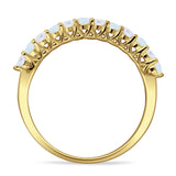 Half Eternity Wedding Band