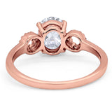 Art Deco Oval Natural Stone Filigree Ring