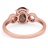 Art Deco Oval Natural Stone Filigree Ring