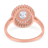 Oval Natural Stone Cocktail Ring