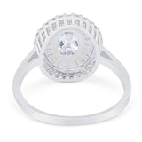 Oval Natural Stone Cocktail Ring