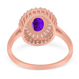 Oval Natural Stone Cocktail Ring