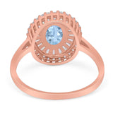 Oval Natural Stone Cocktail Ring
