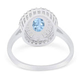 Oval Natural Stone Cocktail Ring