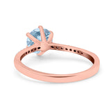 Art Deco Round Natural Stone Ring