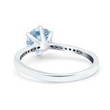 Art Deco Round Natural Stone Ring