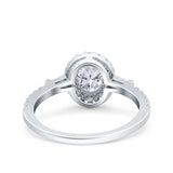 Vintage Style Oval Natural Stone Art Deco Ring