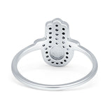 Hamsa & Evil Eye Ring