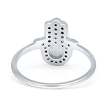 Hamsa & Evil Eye Ring