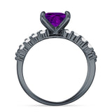 Princess Cut CZ Stackable Ring