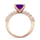 Princess Cut CZ Stackable Ring