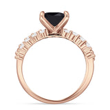 Princess Cut CZ Stackable Ring