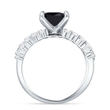 Princess Cut CZ Stackable Ring
