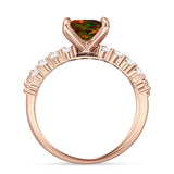 Princess Cut CZ Stackable Ring