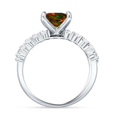 Princess Cut CZ Stackable Ring