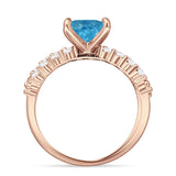Princess Cut CZ Stackable Ring