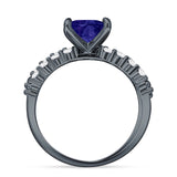 Princess Cut CZ Stackable Ring