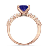 Princess Cut CZ Stackable Ring