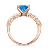Princess Cut CZ Stackable Ring