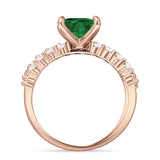 Princess Cut CZ Stackable Ring