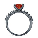 Princess Cut CZ Stackable Ring