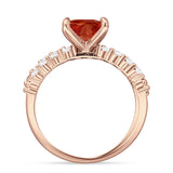 Princess Cut CZ Stackable Ring