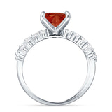 Princess Cut CZ Stackable Ring